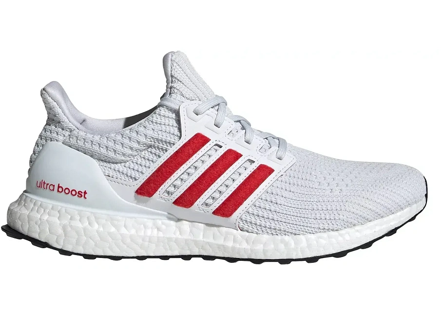 Фото № 1 с приближением к товару «‎adidas UltraBoost 4.0 DNA White Scarlet»