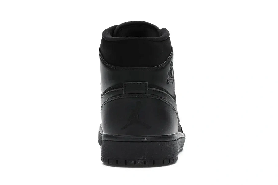 Фото № 4 с приближением к товару «‎Jordan 1 Mid Triple Black (2014)»