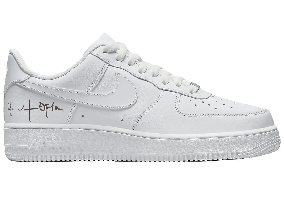 Фото № 1 с приближением к товару «‎Nike Air Force 1 Low 07 White (Travis Scott Cactus Jack Utopia Edition)»