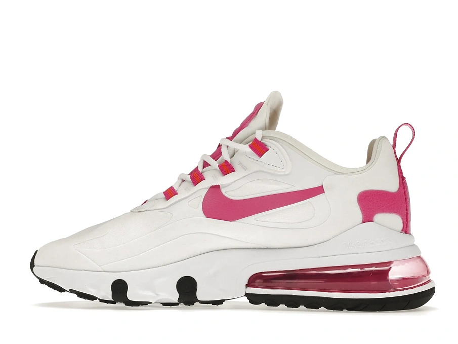 Фото № 5 с приближением к товару «‎Nike Air Max 270 React White Fire Pink »