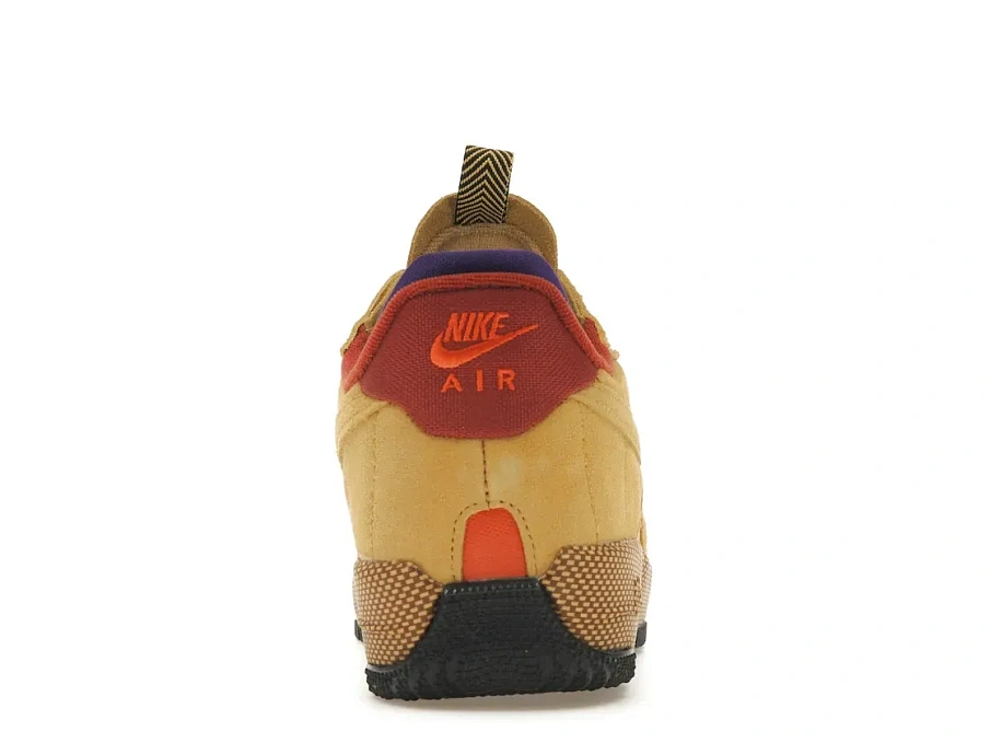 Фото № 4 с приближением к товару «‎Nike Air Force 1 Wild Low Wheat Gold »