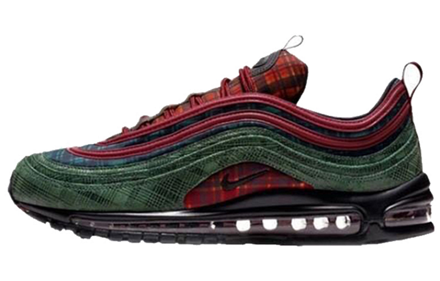 Фото № 1 с приближением к товару «‎ Nike Air Max 97 Running shoes Team RedMidnight Spruce»
