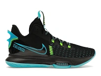 Фото № 1 с приближением к товару «‎Nike LeBron Witness 5 Black Light Blue Fury»