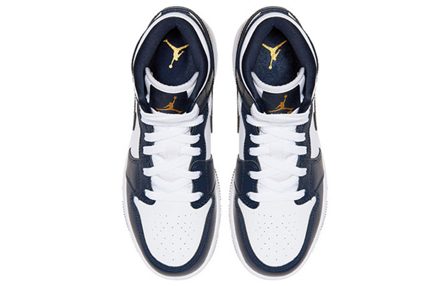 Фото № 3 с приближением к товару «‎Air Jordan 1 Mid GS 'Obsidian'»