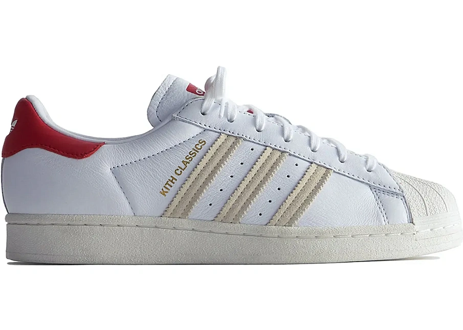 Фото № 1 с приближением к товару «‎adidas Superstar Kith Classics White Red»