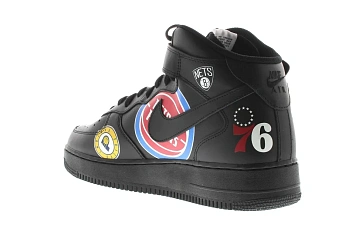 Nike Air Force 1 Mid Supreme NBA Black (AQ8017-001) - 5