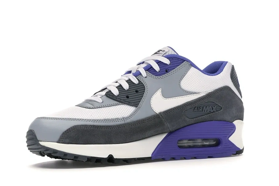 Фото № 4 с приближением к товару «‎Nike Air Max 90 White Grey Violet»