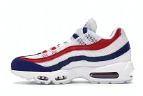 Фото № 3 с приближением к товару «‎Nike Air Max 95 White Deep Royal Blue Gym Red»
