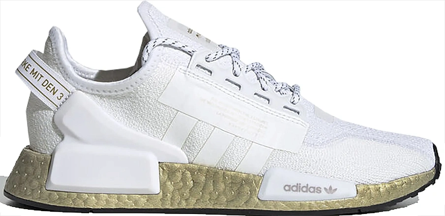 Фото № 1 с приближением к товару «‎adidas NMD V2 Cloud White Gold Metallic »