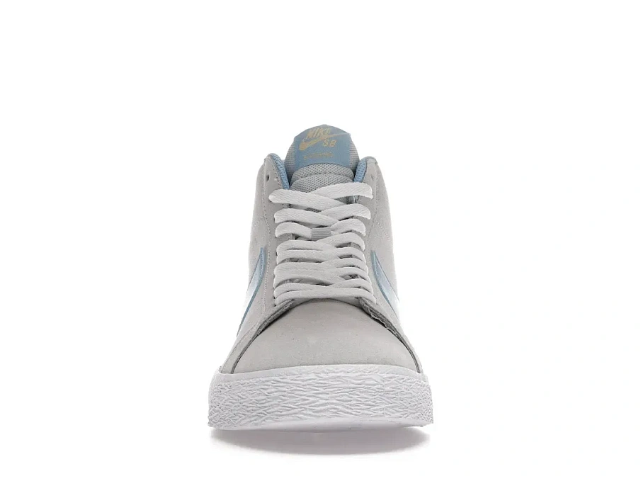 Фото № 2 с приближением к товару «‎Nike SB Blazer Mid Soft Grey Baby Blue»