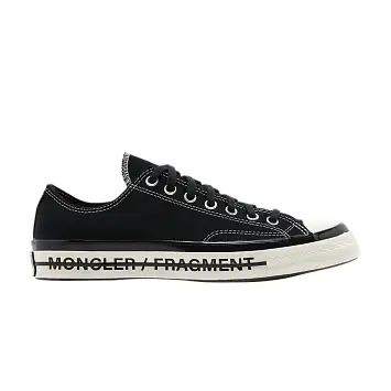 Fragment Design x Moncler x Converse Chuck 70 Low Black - 1