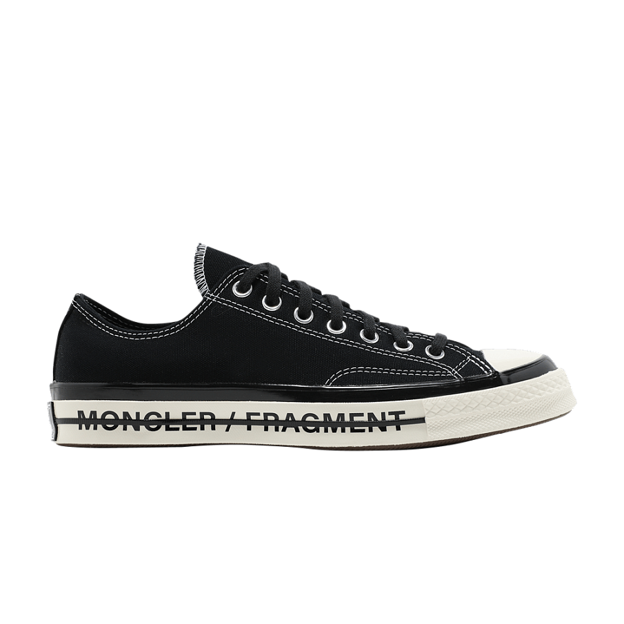 Фото № 1 с приближением к товару «‎Fragment Design x Moncler x Converse Chuck 70 Low Black»