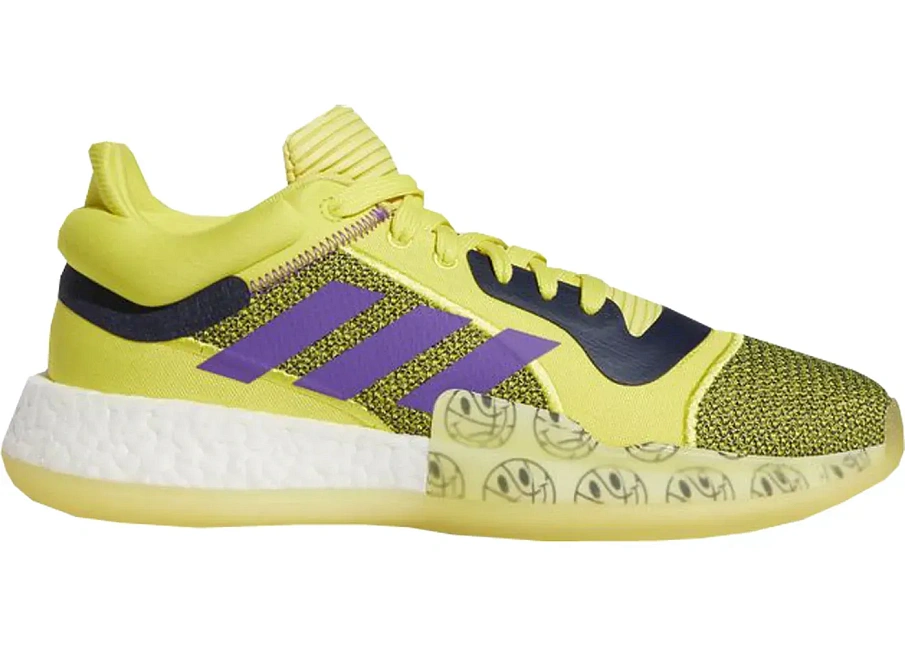 Фото № 1 с приближением к товару «‎adidas Marquee Boost Low Yellow Purple Black»