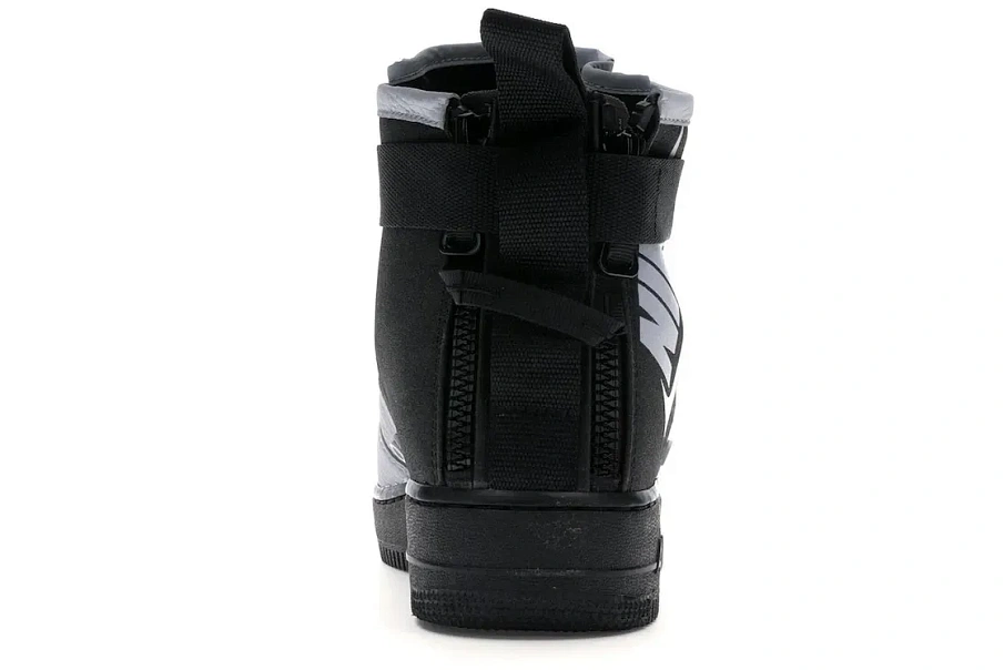 Фото № 4 с приближением к товару «‎Nike SF Air Force 1 Mid Wolf Grey Black»