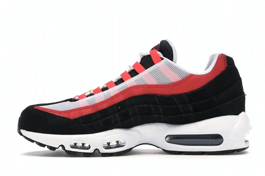 Фото № 3 с приближением к товару «‎Nike Air Max 95 Black Crimson Yellow»
