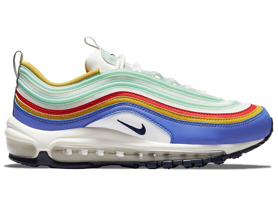 Фото № 1 с приближением к товару «‎Nike Air Max 97 Sapphire Pistachio Frost Obsidian »