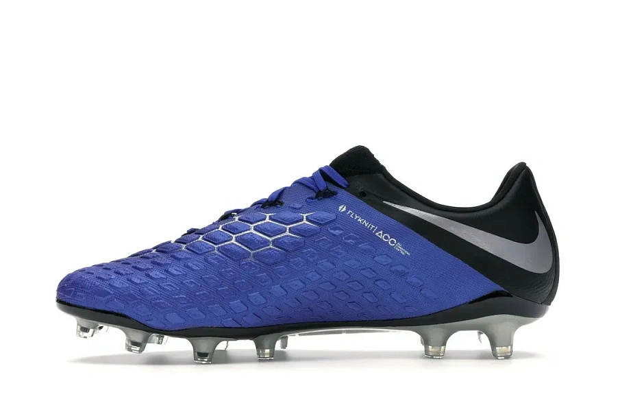 Фото № 3 с приближением к товару «‎Nike Hypervenom Phantom 3 Elite Flyknit FG Racer Blue»