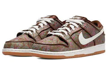Nike SB Dunk Low PRM Skate shoes Brown Paisley - 4