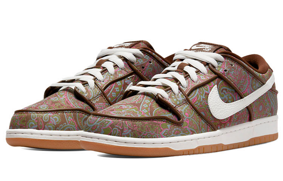 Фото № 3 с приближением к товару «‎Nike SB Dunk Low PRM Skate shoes Brown Paisley»