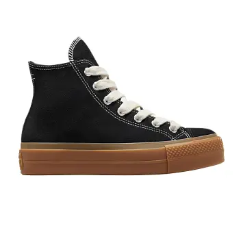 Converse Women's Chuck Taylor All Star Lift Platform High Black Honey Gum - 1