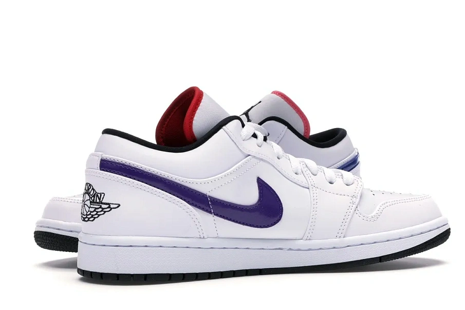 Фото № 2 с приближением к товару «‎Jordan 1 Low White Multi-Color»