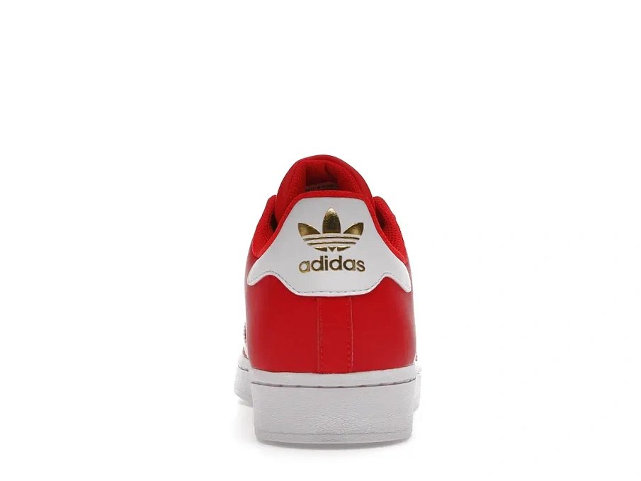 Фото № 4 с приближением к товару «‎adidas Superstar Red Cloud White Gold»