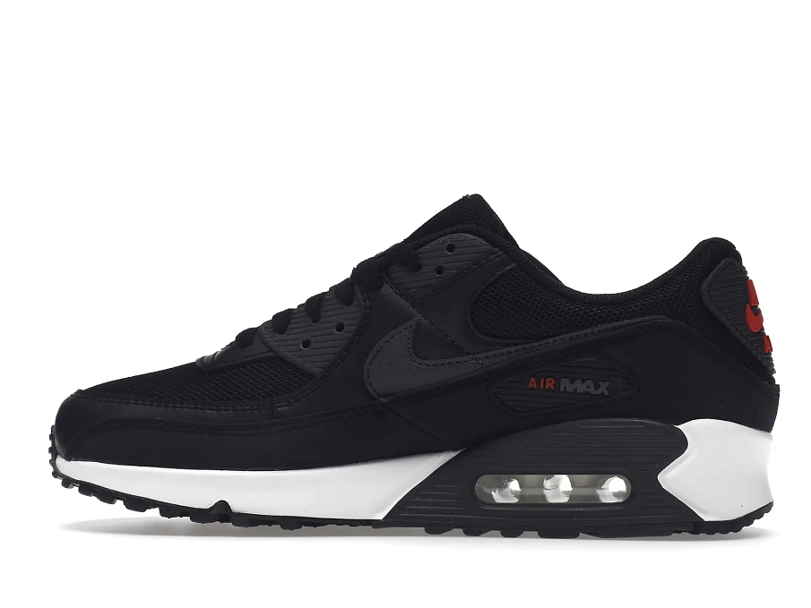 Фото № 5 с приближением к товару «‎Nike Air Max 90 Black University Red»