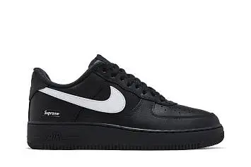 Supreme x Nike Air Force 1 Low Box Logo - Black White - 2