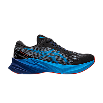 Фото № 1 с приближением к товару «‎ASICS Novablast 3 Black Island Blue (1011B458-004)»