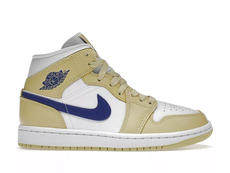 Фото № 1 с приближением к товару «‎Jordan 1 Mid Lemon Wash Lapis »