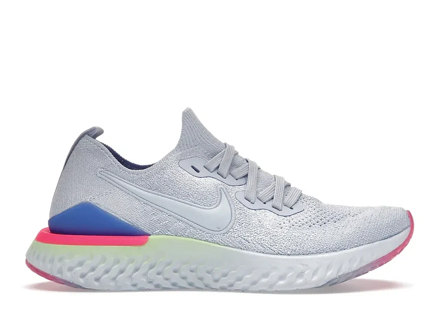 Фото № 1 с приближением к товару «‎Nike Epic React Flyknit 2 Hydrogen Blue Sapphire Hyper Pink »