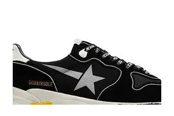 Golden Goose Running Sole Black Silver - 3