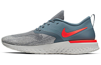 Фото № 1 с приближением к товару «‎Nike Odyssey React Flyknit 2 Low-Top Running Shoes GreyBlue»