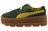 Фото № 1 с приближением к товару «‎Puma Cleated Creeper Rihanna Fenty Suede Green (W) GreenYellow»