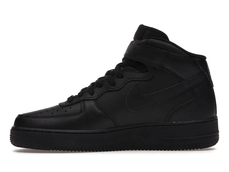 Фото № 3 с приближением к товару «‎Nike Air Force 1 Mid '07 Black»