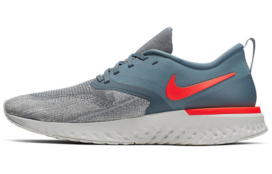Фото № 1 с приближением к товару «‎Nike Odyssey React Flyknit 2 Low-Top Running Shoes GreyBlue»