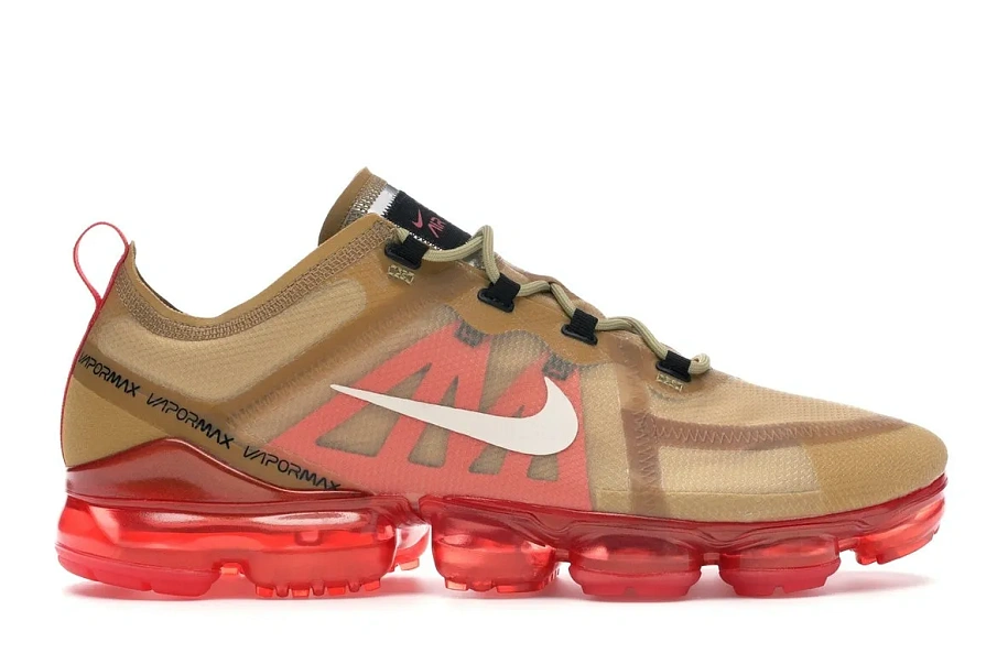 Фото № 1 с приближением к товару «‎Nike Air VaporMax 2019 Club Gold Ember Glow»