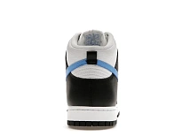 Фото № 4 с приближением к товару «‎Nike Dunk High Retro FLC Black University Blue White»