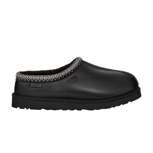 UGG Tasman Leather Regenerate Slipper Black