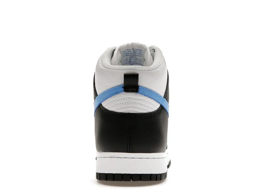 Фото № 4 с приближением к товару «‎Nike Dunk High Retro FLC Black University Blue White»