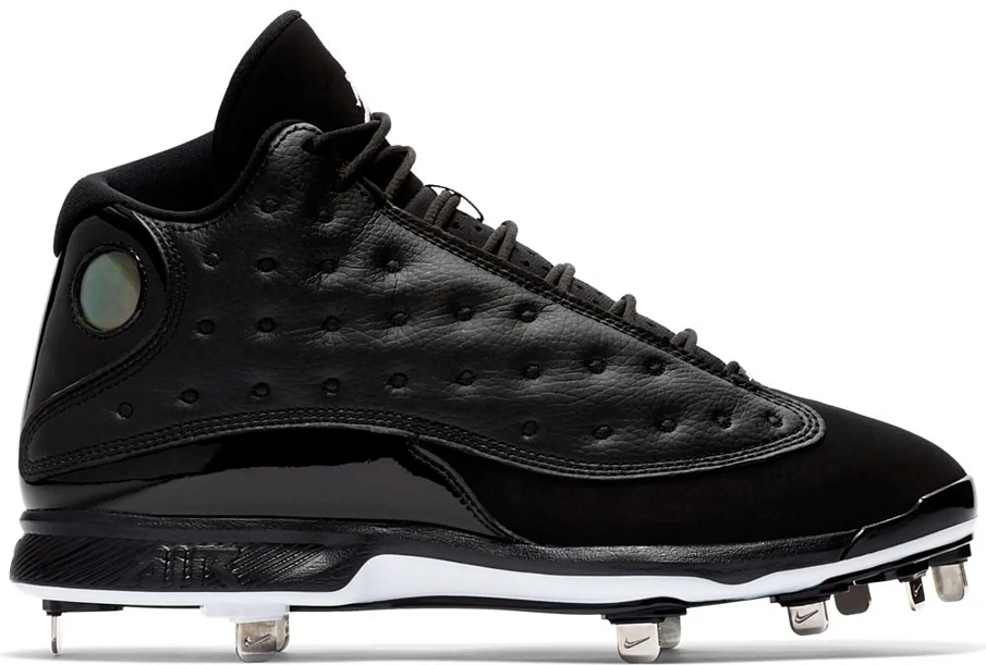 Фото № 1 с приближением к товару «‎Jordan 13 Retro Metal Cleat Black»