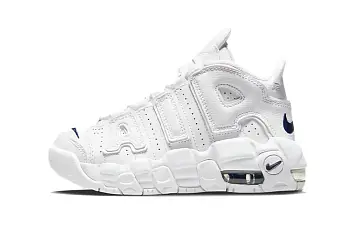 (BP) Nike Air More Uptempo Basketball Shoes White - 1