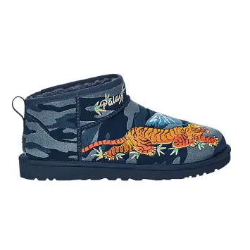 Palace x UGG Classic Ultra Mini Boot Navy Camo - 1