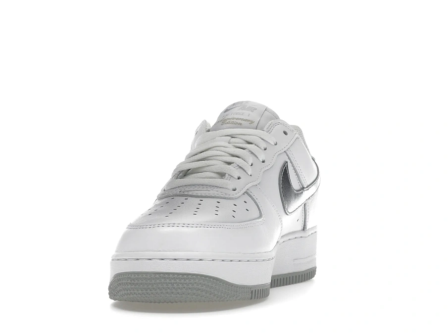 Фото № 3 с приближением к товару «‎Nike Air Force 1 07 Low Color of the Month White Metallic Silver»