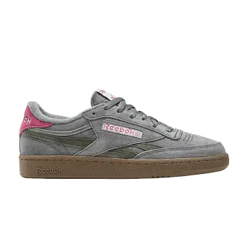 Reebok Women's Club C Revenge Vintage Dark Fog/Dark Fog/Studio Pink - 1