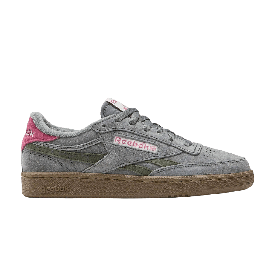 Фото № 1 с приближением к товару «‎Reebok Women's Club C Revenge Vintage Dark Fog/Dark Fog/Studio Pink»