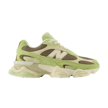 New Balance Women's 9060R Dry Lime Thunder Brown