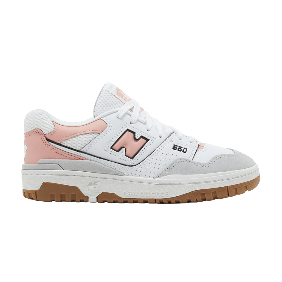 Фото № 1 с приближением к товару «‎New Balance 550 Big Kid Brighton Grey Omega Pink»