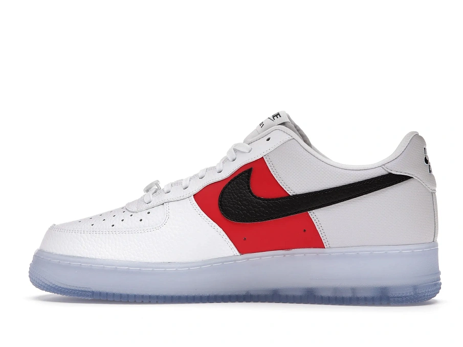 Фото № 5 с приближением к товару «‎Nike Air Force 1 Low White Red Black (Icy Soles)»