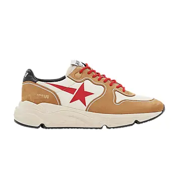 Golden Goose Running Sole Camel Brown Red - 1